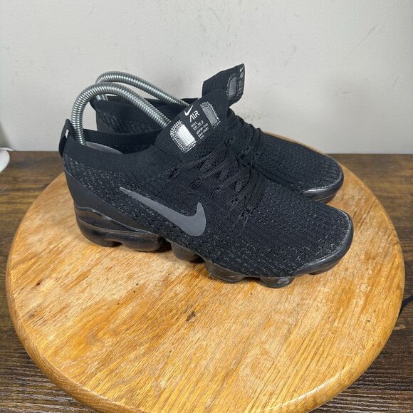 Nike Shoes - Nike Air VaporMax Flyknit 3 Triple Black Shoes Women's Size 8 AJ6910-002